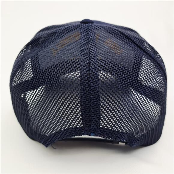 USS Hopewell DD-681 Trucker Cap Hat Mesh Snapback Blue Embroidered Destroyer 70s main image 3